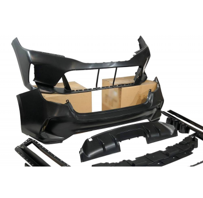 Kit De Carrocería Honda Civic 2022 Hatchback Look Type R Plástico ABS