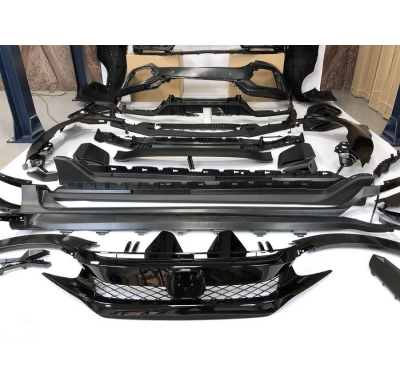 Kit De Carrocería Honda Civic Hatchback 2016-2021 look Type R 2020 Plástico ABS