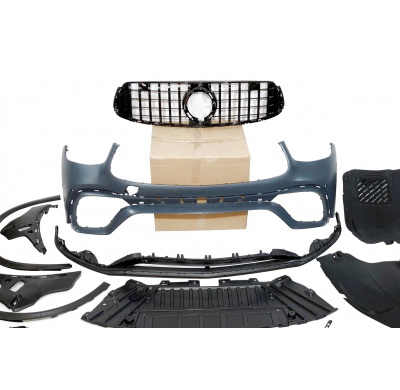 Kit De Carrocería Mercedes GLC X253 COUPE 2016-2019 Look 2020 GLC63 Plástico ABS