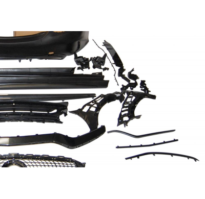Kit De Carrocería Mercedes W205 4P 2014-2021 Look C63 2019 Diamond Plástico ABS
