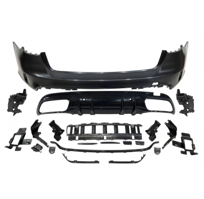 Kit De Carrocería Mercedes W205 SW 2014-2021 Look C63 2019 Plástico ABS