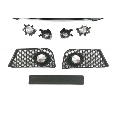 Paragolpes Delantero Audi A3 Y Sportback 09-12 Look RS3 ABS Antinieblas Plástico ABS