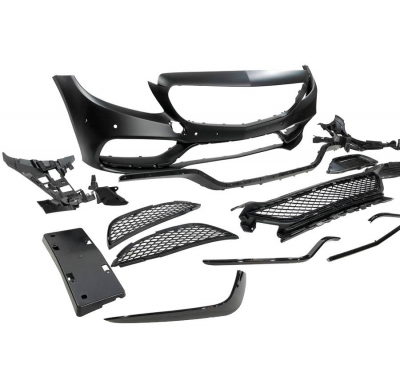 Paragolpes Delantero Mercedes W205 2014-2018 Coupe / 4P / SW look AMG C63 Plástico ABS