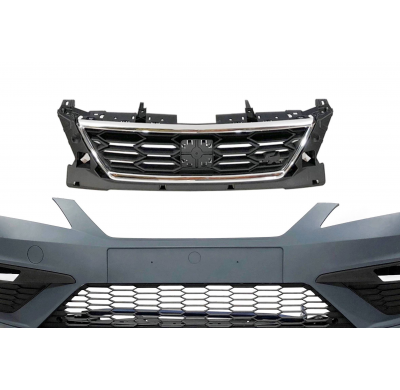 Paragolpes Delantero Seat Leon F5 2013-2019 Look FR Spoiler Plástico ABS