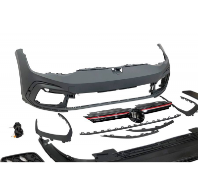 Paragolpes Delantero Volkswagen Golf 8 2019-2023 Look GTI Plástico ABS
