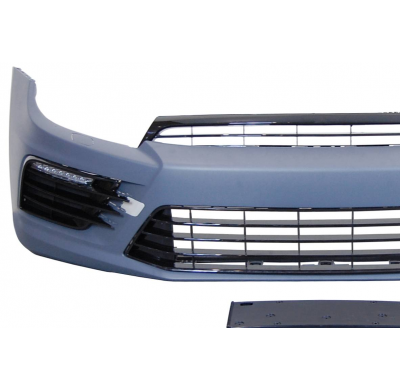 Paragolpes Delantero Volkswagen Scirocco R 2008-2014 Look Facelift 2015+ Plástico ABS