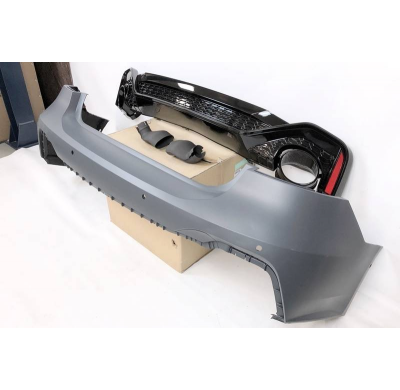 Paragolpes Trasero Audi A7 2019-2023 Look RS7 Plástico ABS