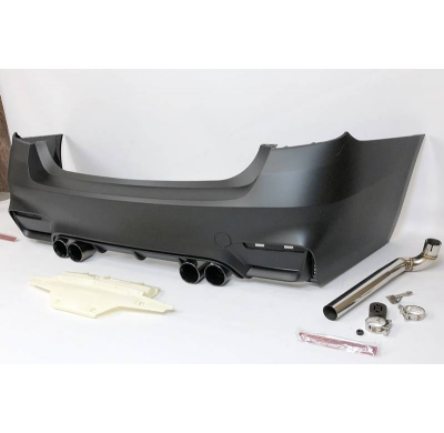 Paragolpes Trasero BMW F30 Look M3 Escape Plástico ABS