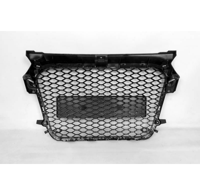 Parrilla Audi A1 2012-2015 Look RS1 Black  Plástico ABS