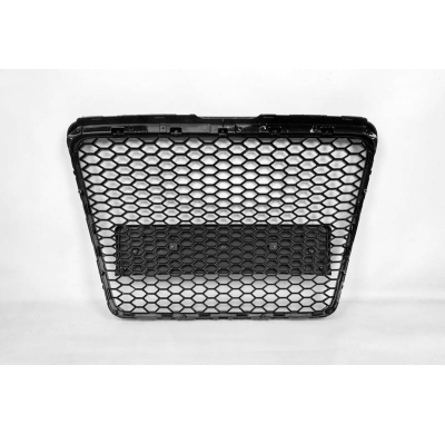 Parrilla Audi  A6 '04-08 C6 Black Plástico ABS