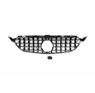 Parrilla Mercedes W205 2019 Look GT Black Plástico ABS