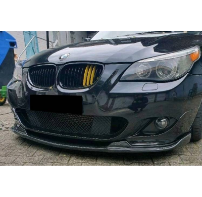 Spoiler Delantero BMW E60 / E61 Look M-Tech Negro brillo Plástico ABS