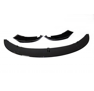Spoiler Delantero BMW F32 / F33 / F36 14 Look M Performance Brillante Negro Plástico ABS