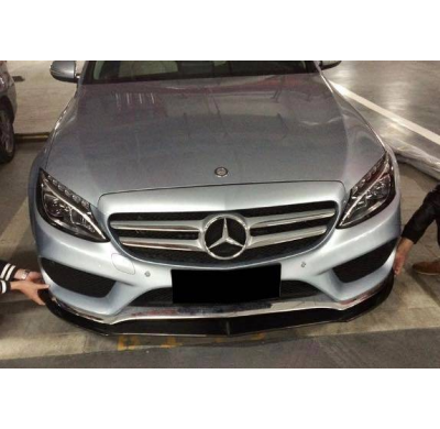 Spoiler Delantero Mercedes W205 2014-2018 Look AMG Carbono Fibra de Carbono