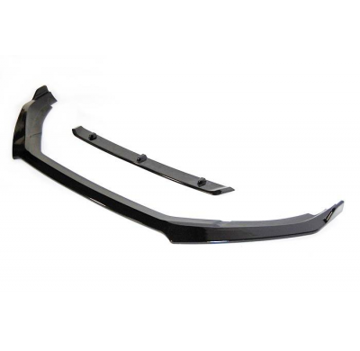 Spoiler Delantero Volkswagen Scirocco R20 2015+ Negro Brillante Plástico ABS