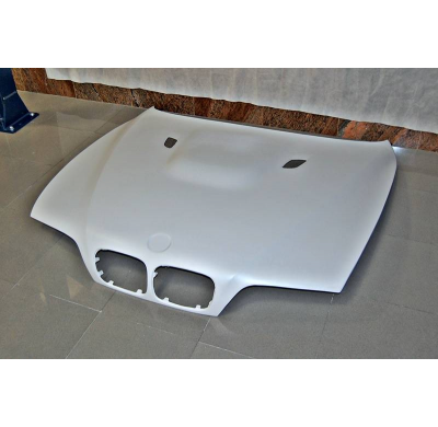 Capó Fibra BMW E39 96-02 Con Toma Look M3 Fibra de vidrio