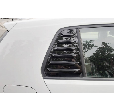 Cubre ventanillas Volkswagen Golf 7 / 7.5 5 Puertas Negro Brillante Plástico ABS