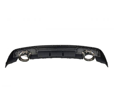 Difusor Trasero Audi A3 2016-2019 4 Puertas Look RS3 Plástico ABS