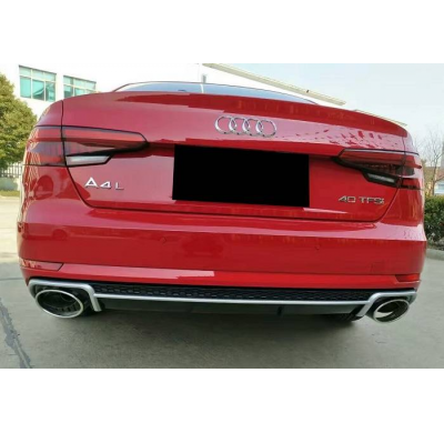 Difusor Trasero Audi A4 B9 2016+ Look RS4 ABS Plástico ABS