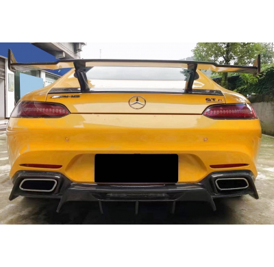 Difusor Trasero Mercedes R190 Coupe Look AMG GT Carbono Fibra de Carbono