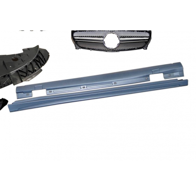Kit Carrocería Mercedes W117 13-16 4P / SW LCI Look AMG A45 Parrilla Plástico ABS