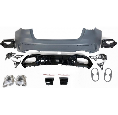 Kit Carrocería Mercedes W177 look A45 S Grill GT Black Plástico ABS