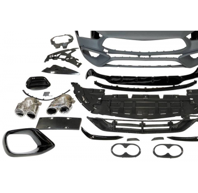 Kit De Carrocería Mercedes W118 CLA Sedan Look A45 Plástico ABS