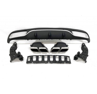 Kit De Carrocería Mercedes W205 2014-2018 2P Look AMG C63 Plástico ABS