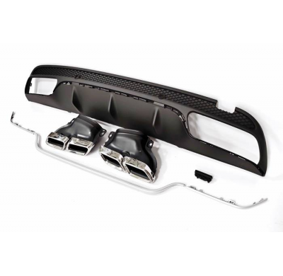 Kit De Carrocería Mercedes W205 2014-2018 4P / SW Look C63 Plástico ABS