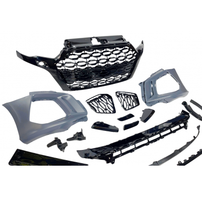 Paragolpes Delantero Audi A3 3 Puertas / Sportback 2012-2015 Look RS3 21 Plástico ABS