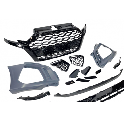 Paragolpes Delantero Audi A3 3 Puertas / Sportback 2017-2019 Look RS3 21 Plástico ABS