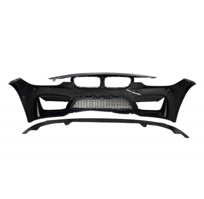 Paragolpes Delantero BMW F30-F31 Look M4 Spoiler Plástico ABS
