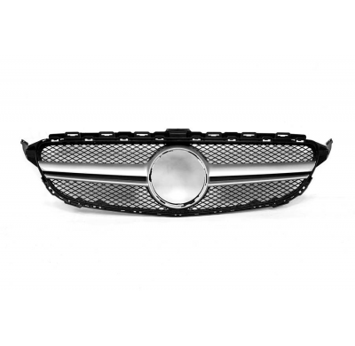 Paragolpes Delantero Mercedes W205 2014-2018 Coupe / 4P / SW look AMG C63 Plástico ABS