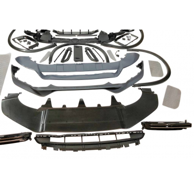 Paragolpes Delantero Porsche Cayenne 2011-2014 Look 2020 Turbo Spoiler Plástico ABS