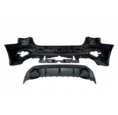 Paragolpes Trasero Audi A3 Sedan 2019-2024 Look RS3 Plástico ABS