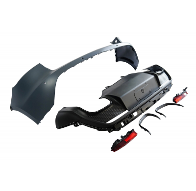 Paragolpes Trasero Porsche Macan 2014-2019 Look 2023 Plástico ABS