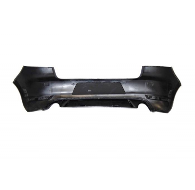 Paragolpes Trasero Volkswagen Golf 6 Look GTI 2 Salidas ABS Plástico ABS