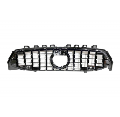 Parrilla Mercedes W118 / C118 CLA Look GT Full Black Cámara Plástico ABS