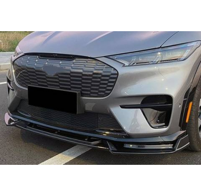 Spoiler Delantero Ford Mustang Match-E 2021 Negro Brillante Plástico ABS