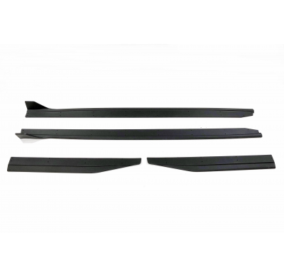 Taloneras Ford Mustang 2015-2020 Look GT500 Negro Mate Plástico ABS