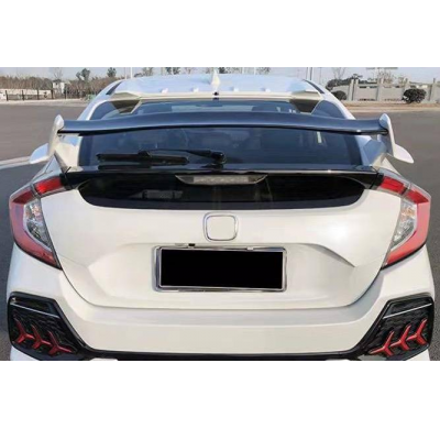 Alerón Honda Civic 2020 look Type R Negro brillante Plástico ABS