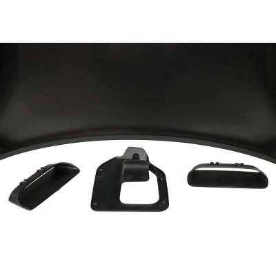 Capó Dodge Challenger 2015-2023 look SRT Hellcat 2019 Aluminio Metal