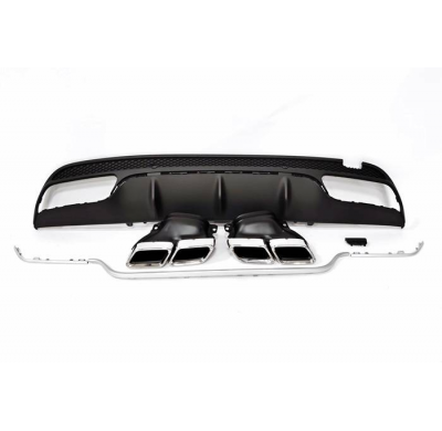 Kit De Carrocería Mercedes W205 2014-2018 4P / SW Look C63 Plástico ABS