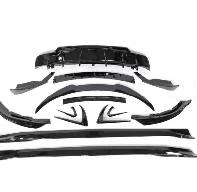 Kit De Carrocería Tesla Model 3 2017-2022 Negro Brillante Fibra de Carbono