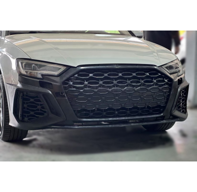 Paragolpes Delantero Audi A3 3 Puertas / Sportback 2017-2019 Look RS3 21 Plástico ABS