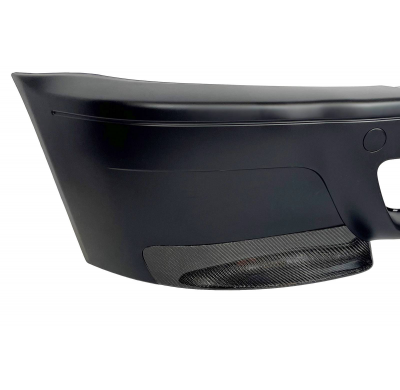 Paragolpes Delantero BMW E46 Look M3 ABS C/Punteras Carbono Look CSL Plástico ABS
