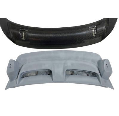 Portón Fibra Porsche 911 / 997 2005-2008 Look GT2 Con Alerón Carbono Fibra de vidrio