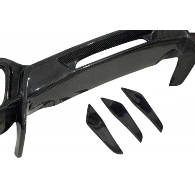 Difusor Trasero Mercedes R190 Coupe Look AMG GT Carbono Fibra de Carbono