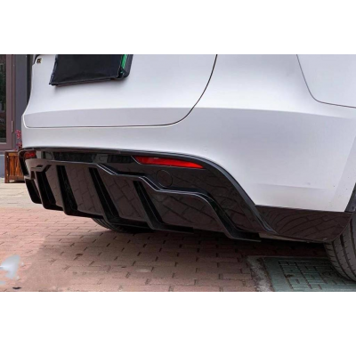 Kit De Carrocería Tesla Model Y Negro Brillante Plástico ABS