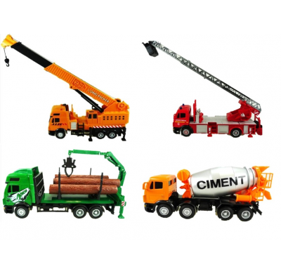 Camion Metal Escala 1/40  4 Modelos Surtidos